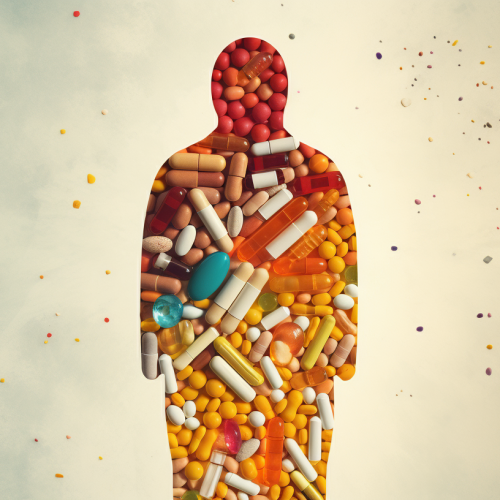 charlescousin_Collage_with_colored_pills_of_various_shapes_and__51d8af8a-a422-4815-b4f3-56e8e0d4dfdf